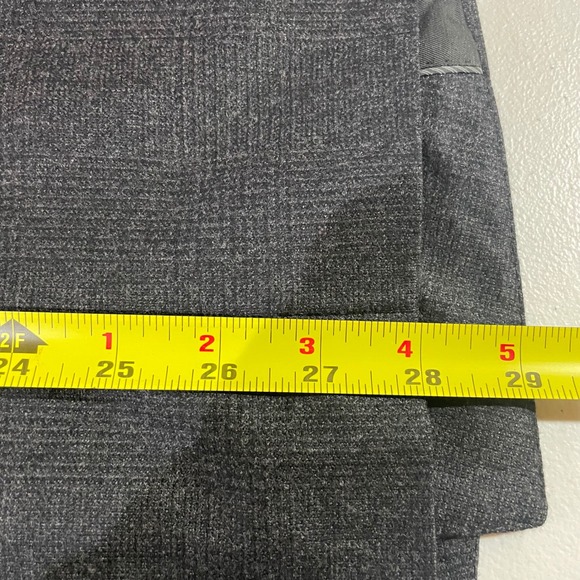 Banana Republic Glen Plaid Men 40S Wool Super 120s Double Breasted Blazer Gray - Picture 12 of 12